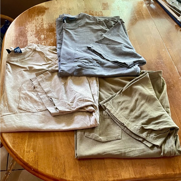 LOT Mens Harbor Bay All 3X BIG Colors are green, gray, & tan. - Picture 4 of 8